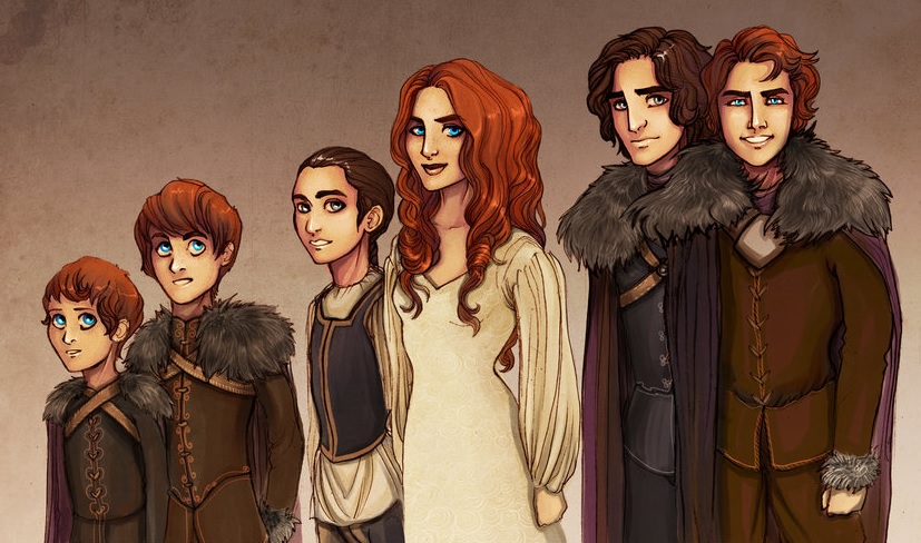 Stark children by Enife.jpg